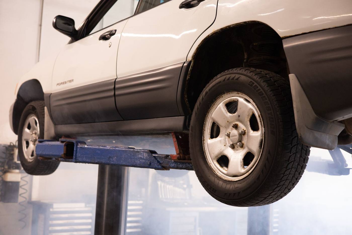 Treated Areas — anti-rust treatment, after at AK Car Studio