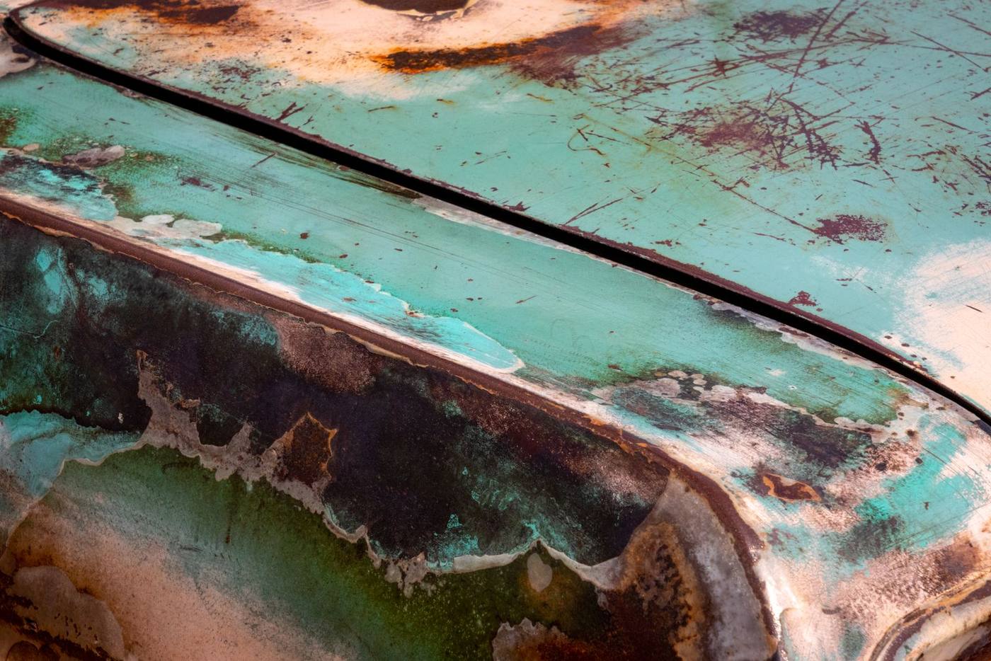 Untreated Areas — anti-rust treatment, before