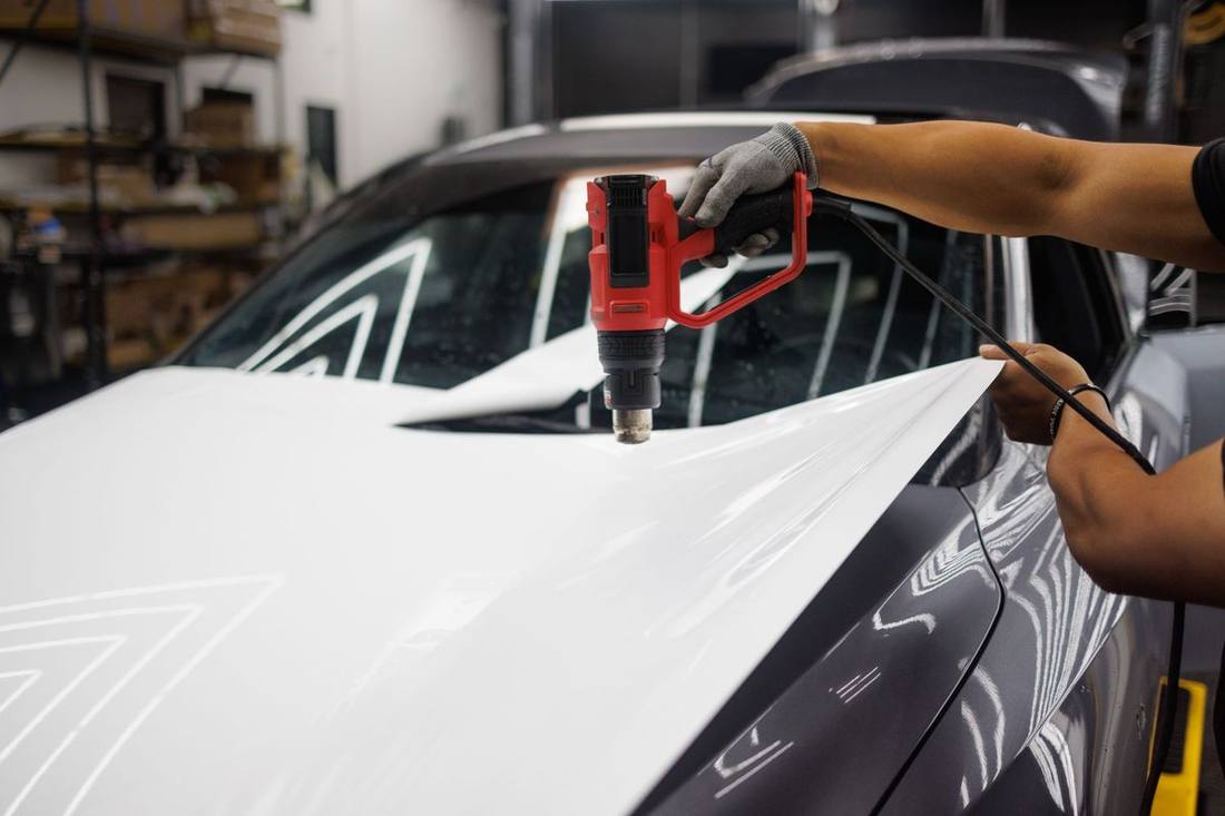 The result of car wraps at AK Car Studio