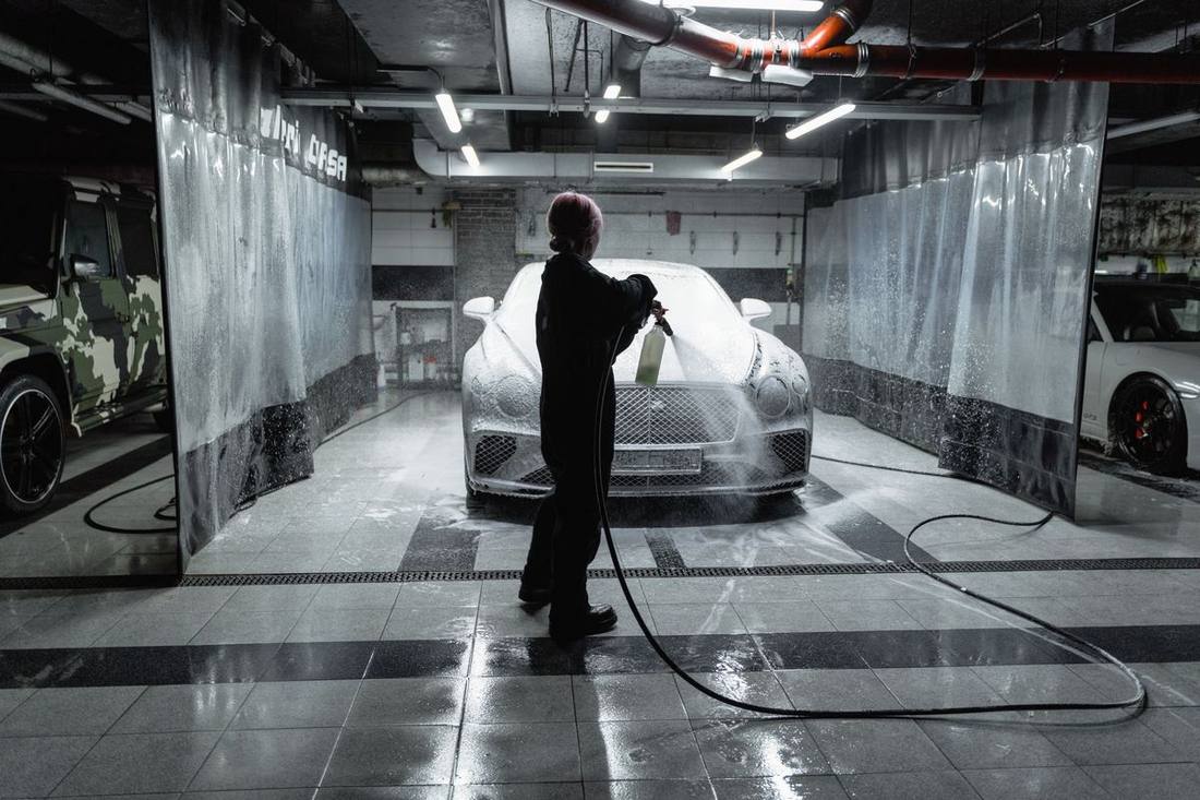 The result of exterior detailing at AK Car Studio