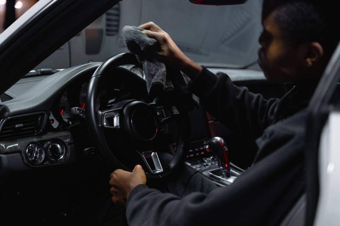 The result of germ kleen interior sanitization at AK Car Studio