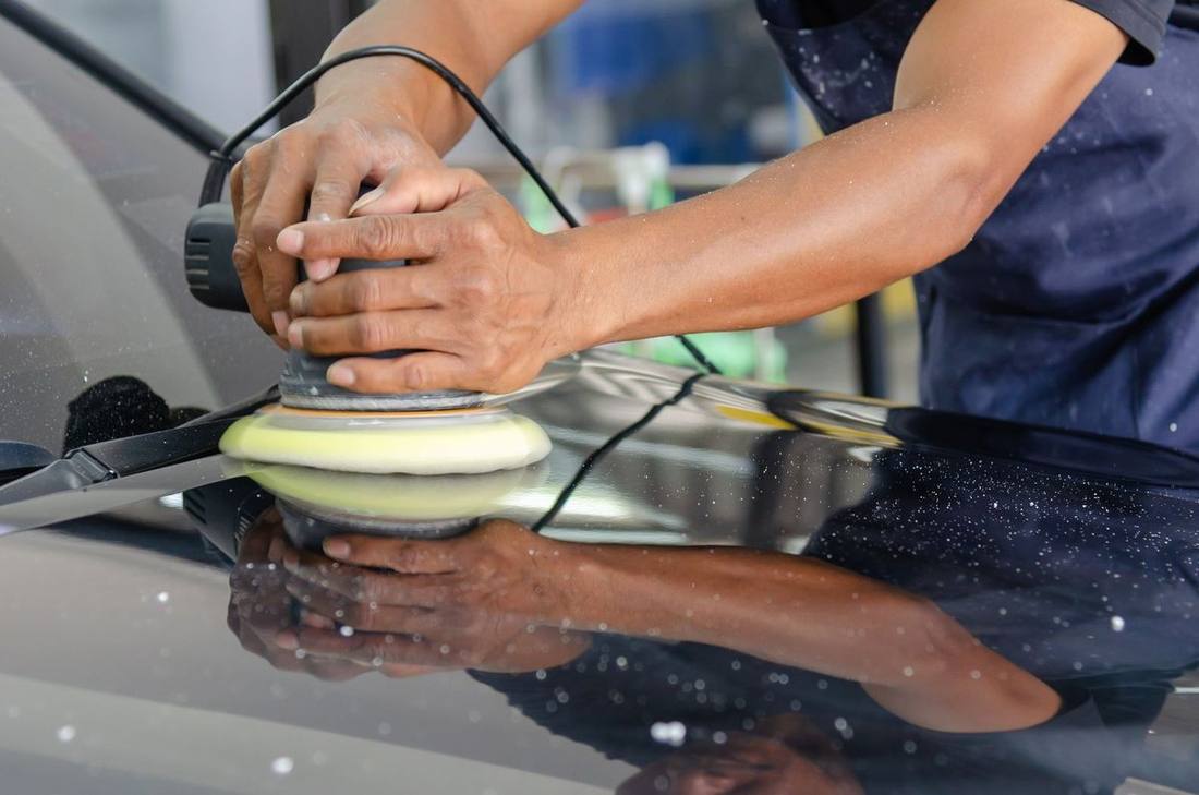 Graphene Coating being carried out at AK Car Studio in Mumbai