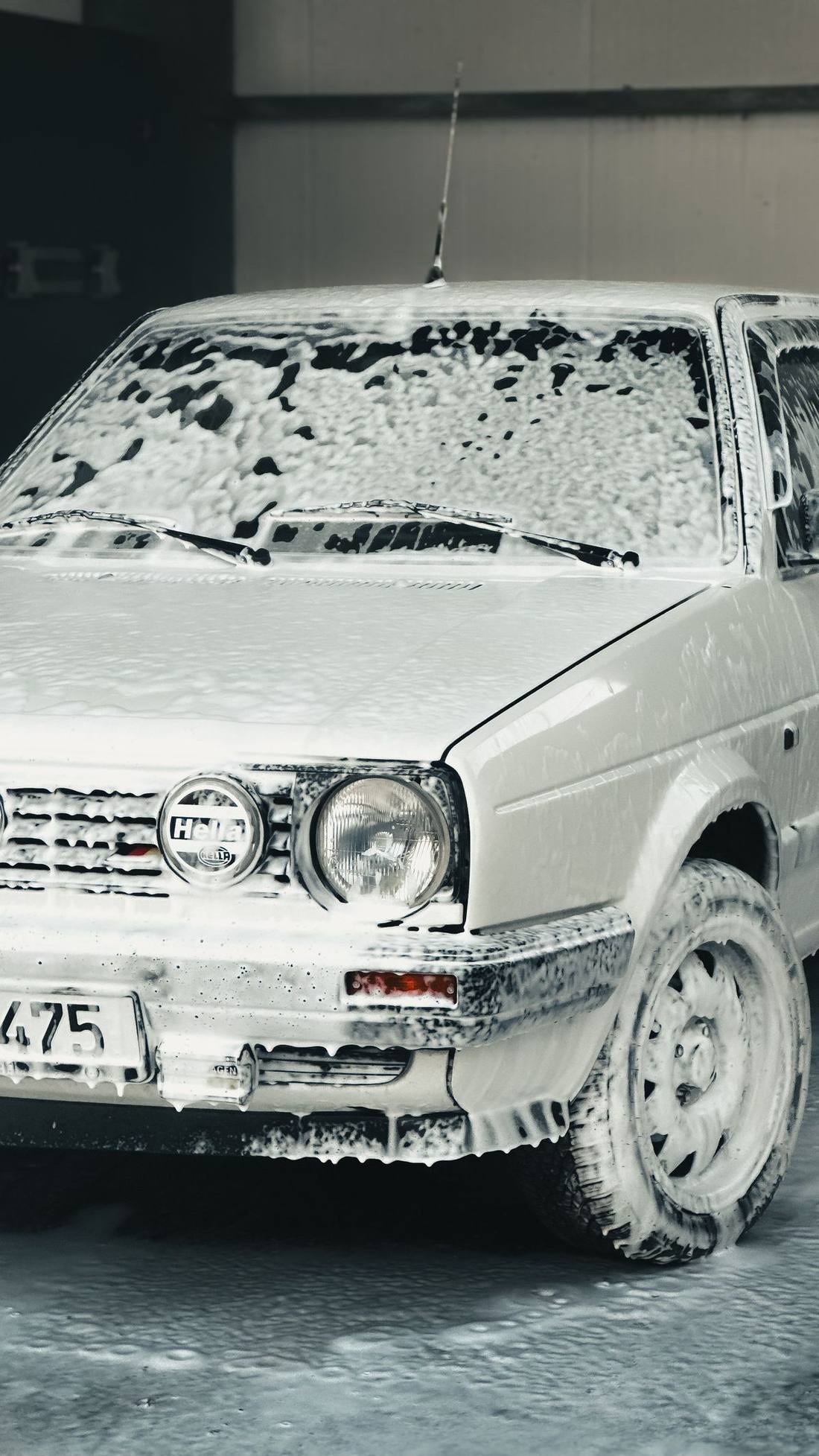Road Film — wash & wax, before